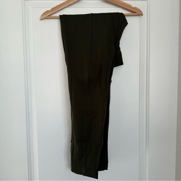 Stone 33 Terri Ponte Olive Green Stretchy Skinny Pants Stitch Fix - Picture 2 of 4